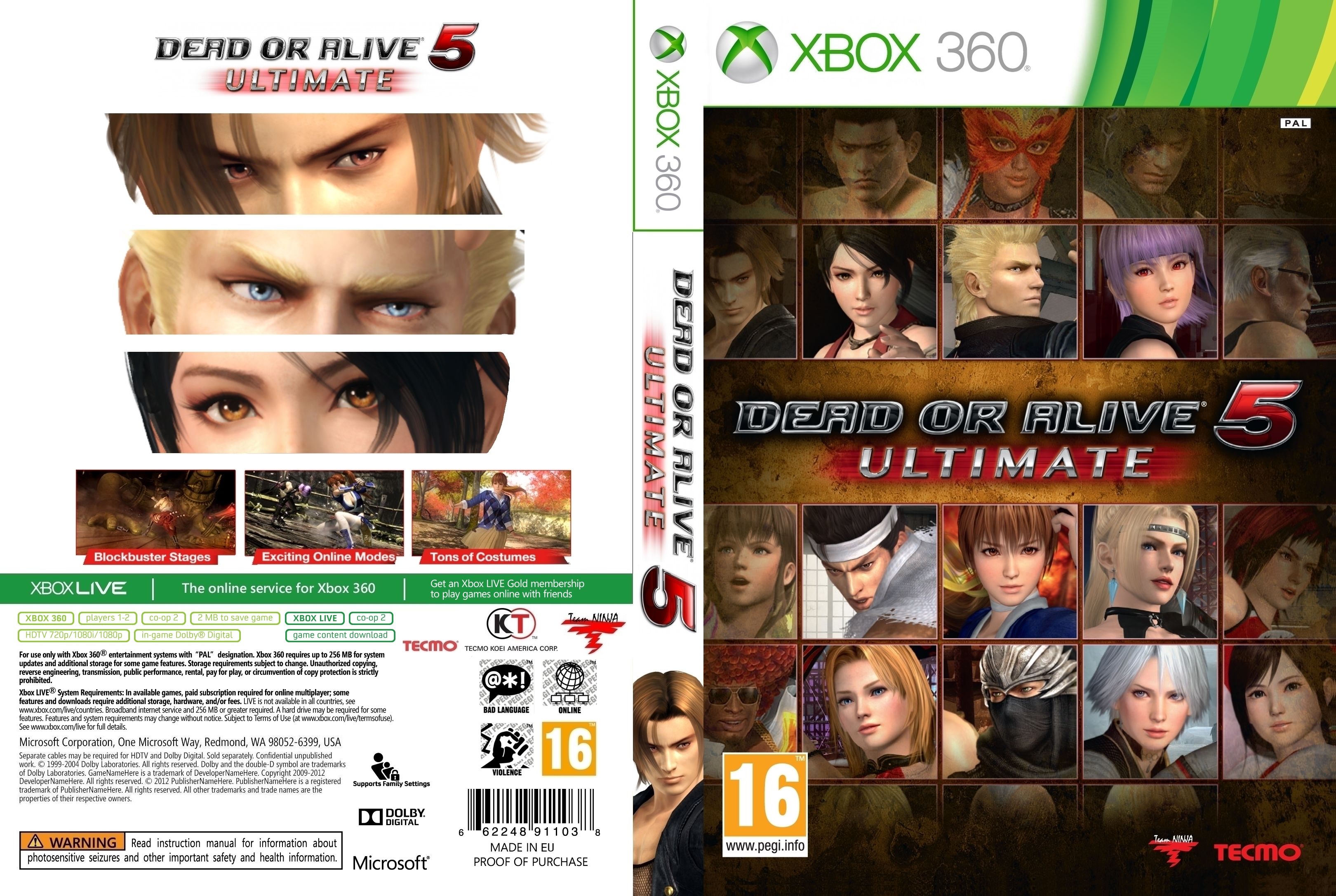Dlc Dead Or Alive 5 Ultimate Xbox 360 Rgh Games Torrents